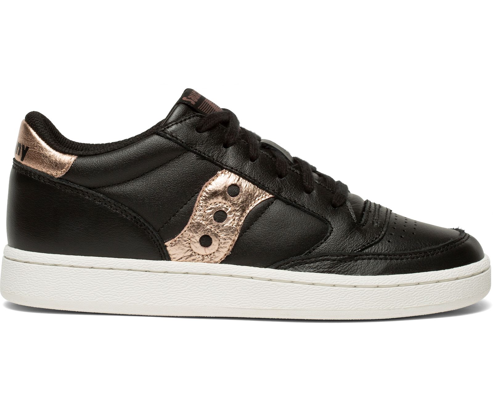 Women\'s Saucony Jazz Court Originals Black / Rose Gold | Singapore 045LISH